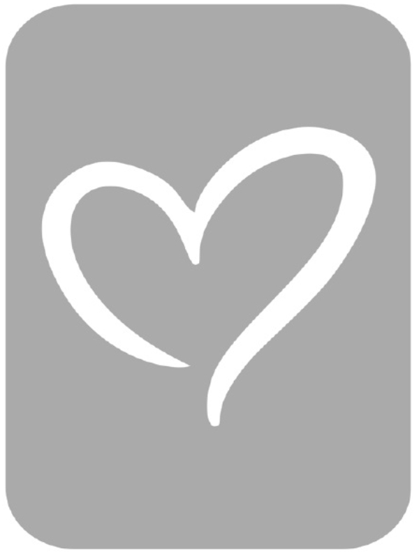 Szablon do tatuażu - Serca 46E