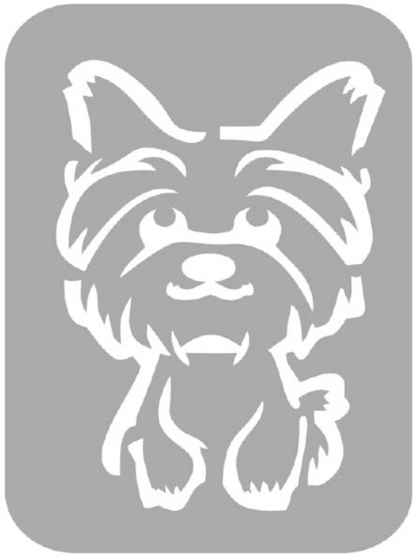 Szablon do tatuażu - Psy 11D