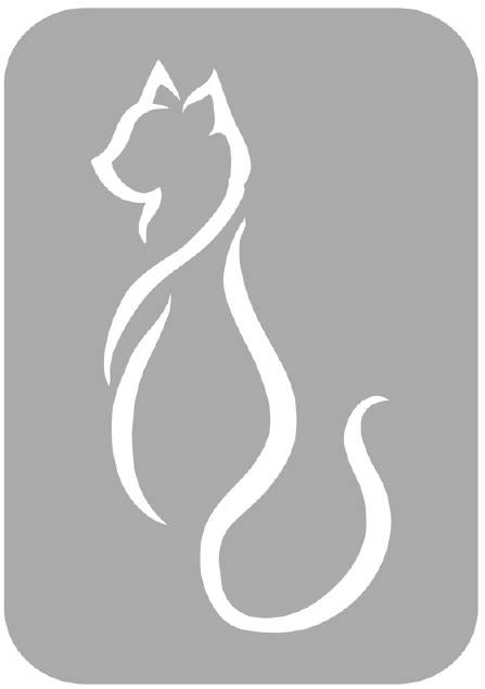 Szablon do tatuażu - Koty 12B