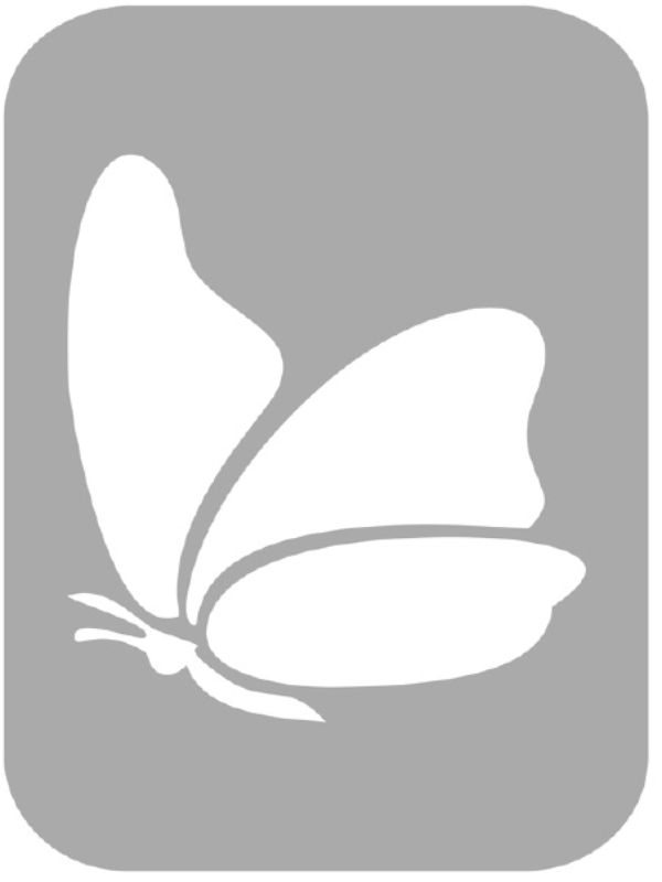 Szablon do tatuażu - Motyle 14C