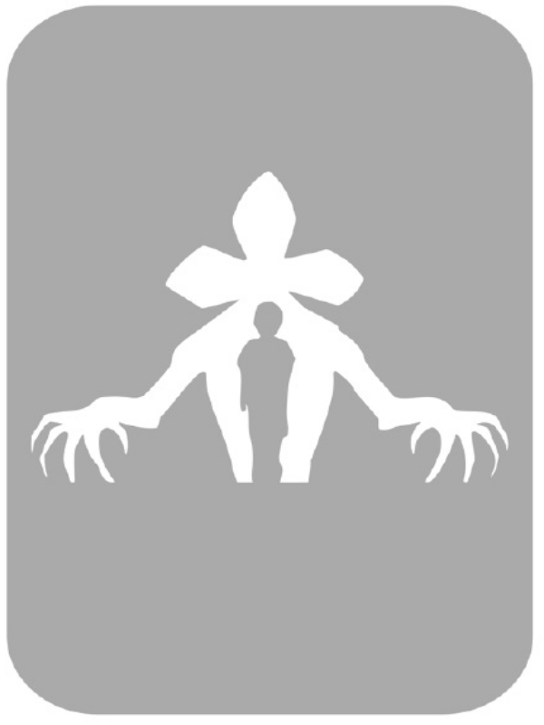 Szablon do tatuażu - Stranger Things 35F