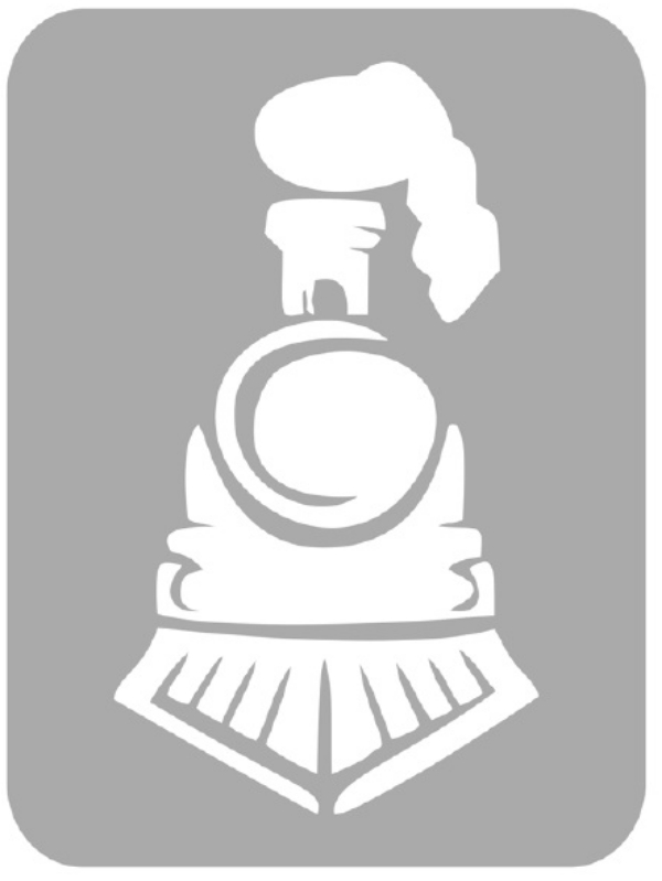 Szablon do tatuażu - Pociągi 40A