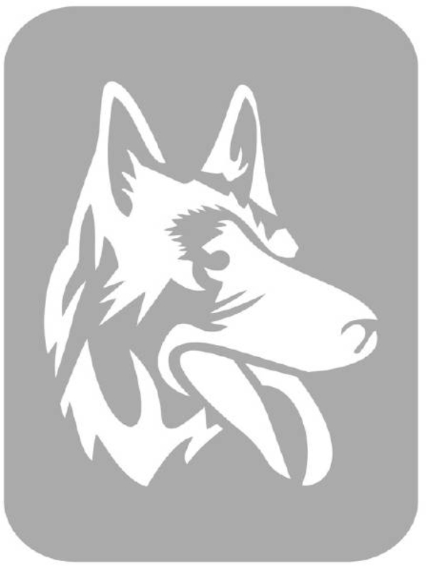 Szablon do tatuażu - Psy 11E