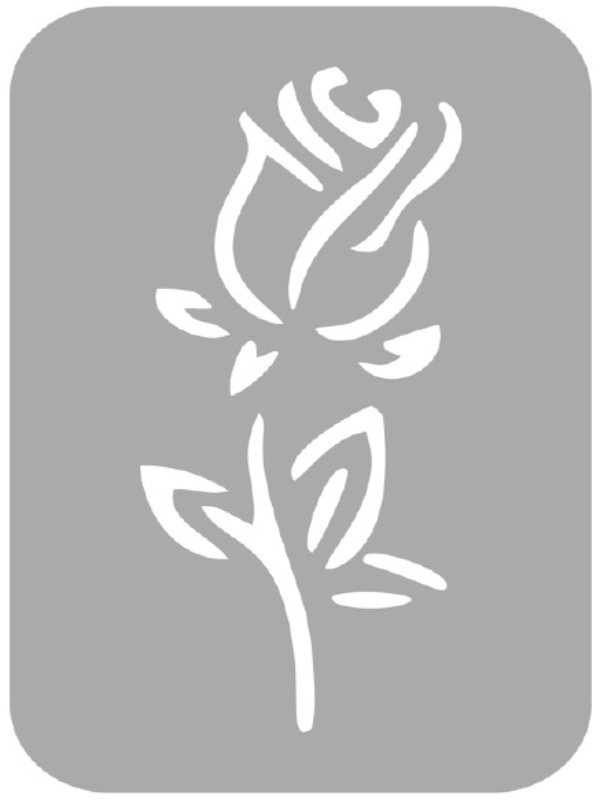 Szablon do tatuażu - Kwiaty 13F