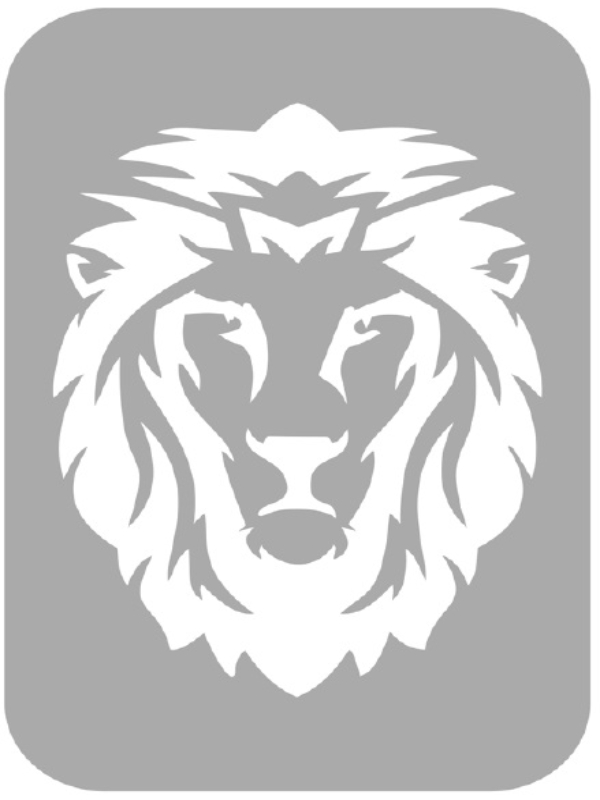 Szablon do tatuażu - Lwy 22B