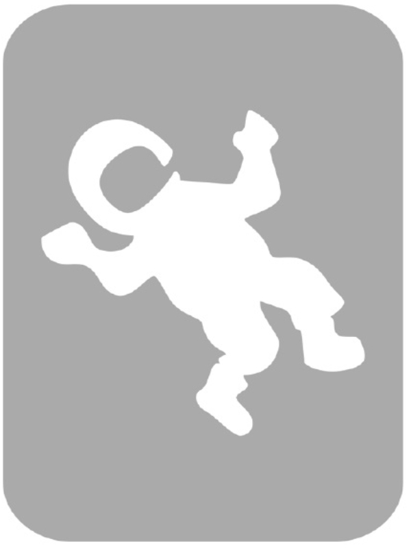 Szablon do tatuażu - Kosmos 21B