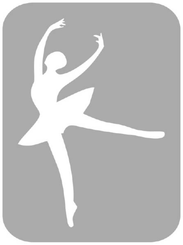 Szablon do tatuażu - Baletnica 9E