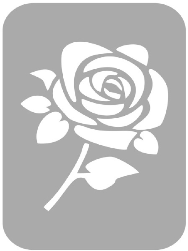 Szablon do tatuażu - Kwiaty 13E