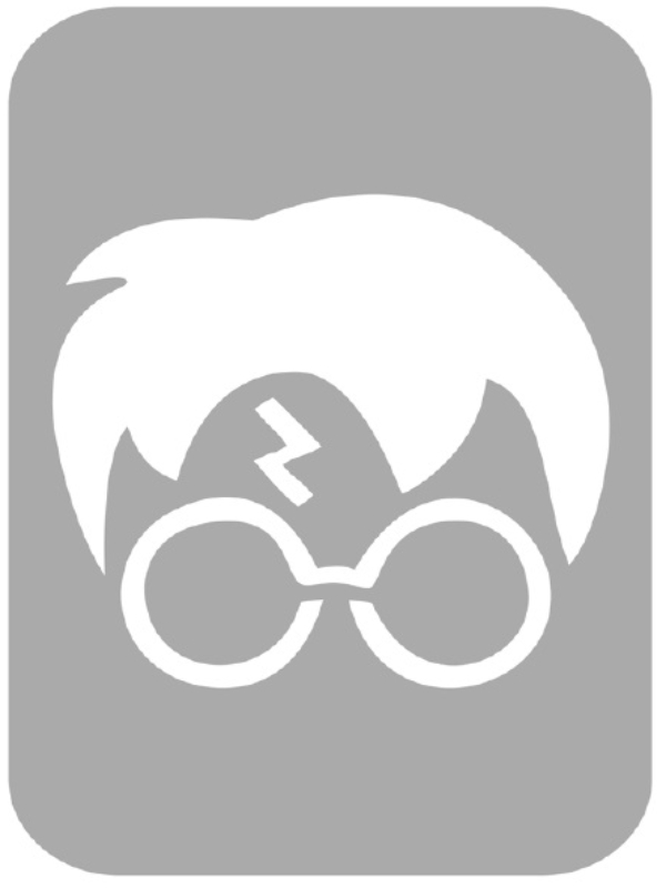 Szablon do tatuażu - Harry Potter 16D