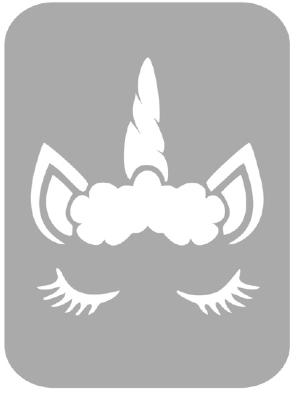 Szablon do tatuażu - Jednorożce 19G