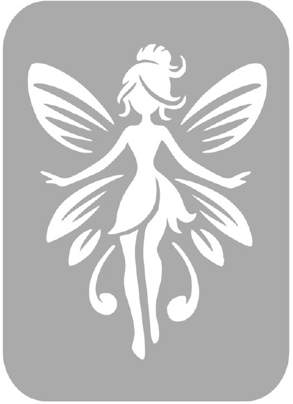 Szablon do tatuażu - wróżka 7A