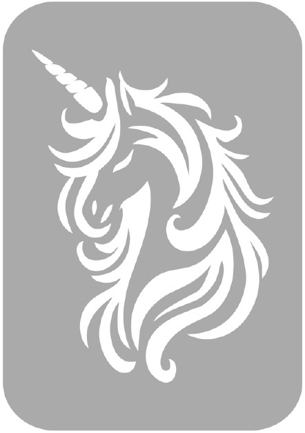 Szablon do tatuażu - Jednorożce 19A