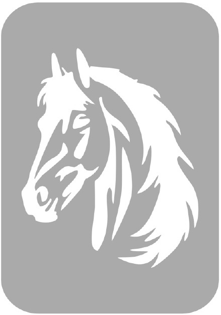 Szablon do tatuażu - Konie 20A