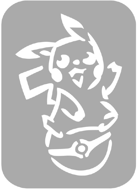 Szablon do tatuażu - Pokemon 38B