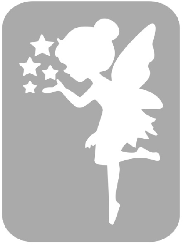 Szablon do tatuażu - wróżka 7B