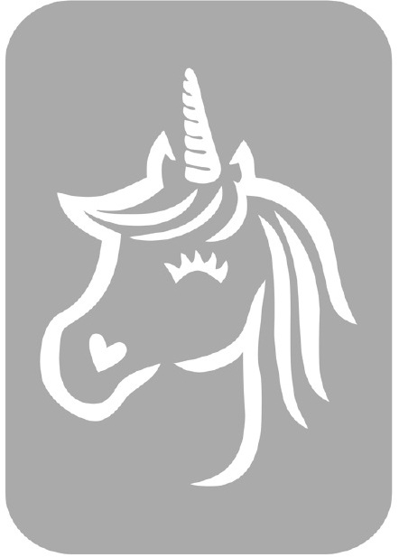 Szablon do tatuażu - Jednorożce 19B