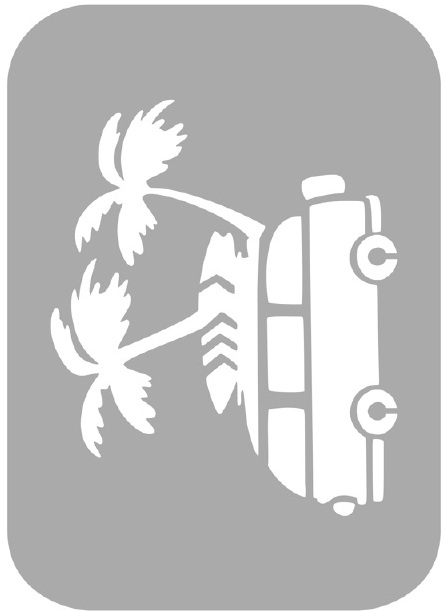 Szablon do tatuażu - Lato, wakacje 26C