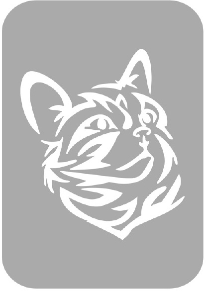 Szablon do tatuażu - Koty 12C