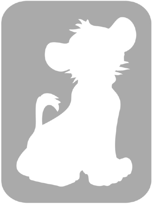 Szablon do tatuażu - bajkowe 4D