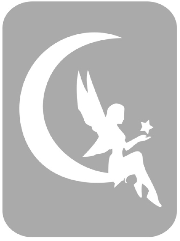 Szablon do tatuażu - wróżka 7D