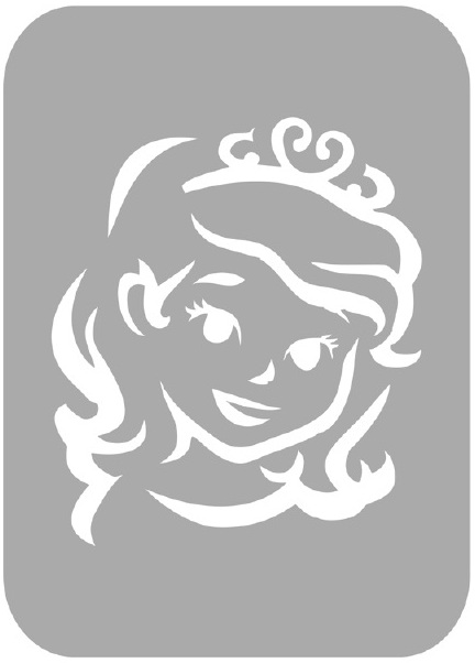 Szablon do tatuażu - Księżniczki 1D