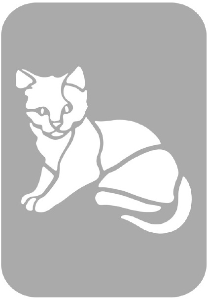 Szablon do tatuażu - Koty 12D