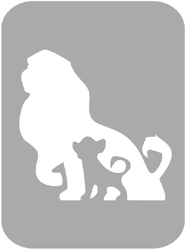 Szablon do tatuażu - bajkowe 4E