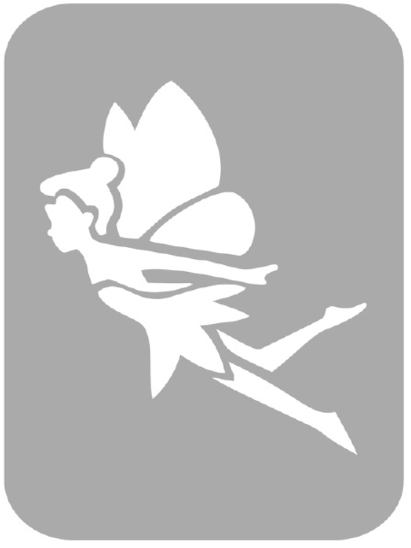 Szablon do tatuażu - wróżka 7E