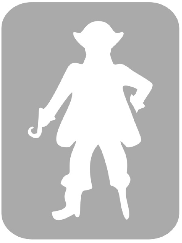 Szablon do tatuażu - Piraci 24E