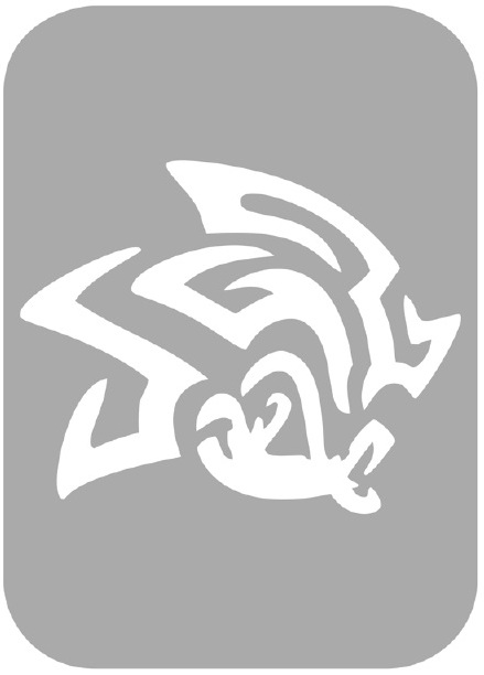 Szablon do tatuażu - Sonic 39F