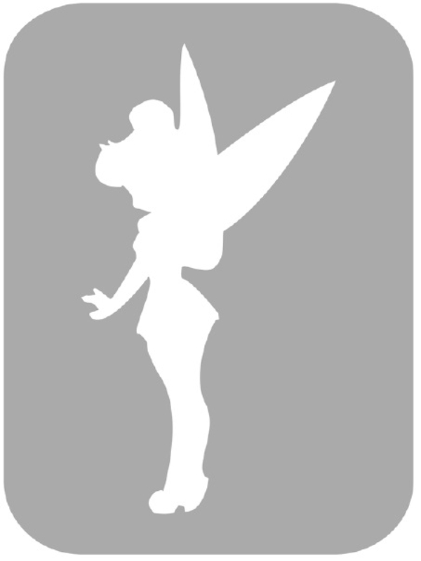 Szablon do tatuażu - wróżka 7G