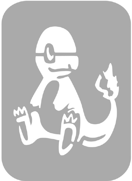 Szablon do tatuażu - Pokemon 38H