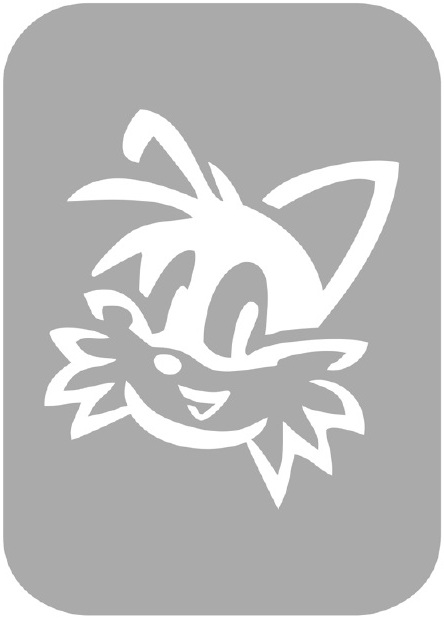 Szablon do tatuażu - Sonic 39H