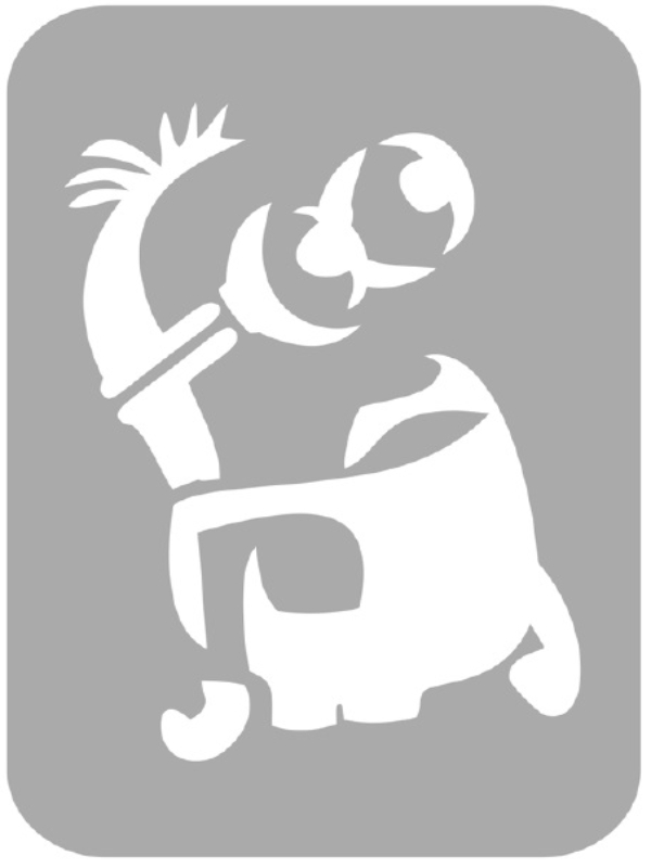 Szablon do tatuażu - bajkowe 5H