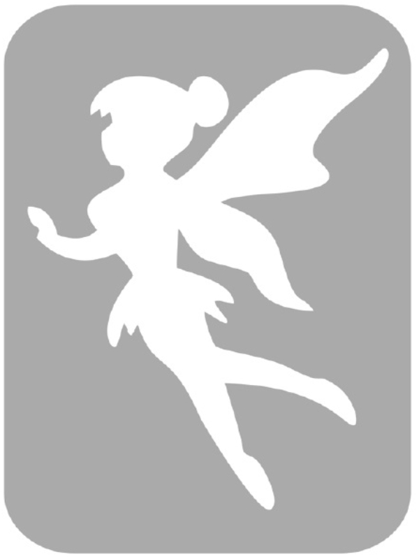 Szablon do tatuażu - wróżka 7H