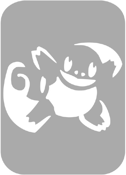 Szablon do tatuażu - Pokemon 38J