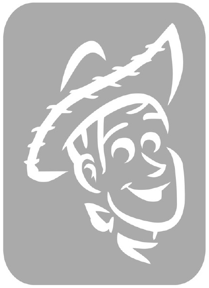 Szablon do tatuażu - bajkowe 4J