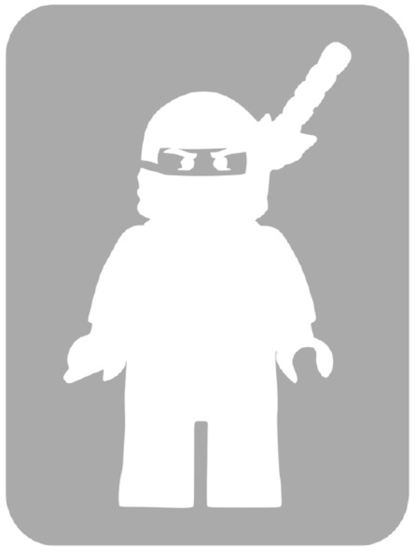 Szablon do tatuażu - Klocki Lego 15J