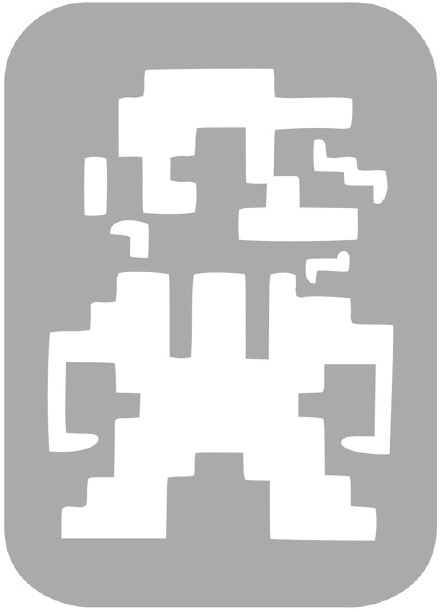 Szablon do tatuażu - Mario 39K