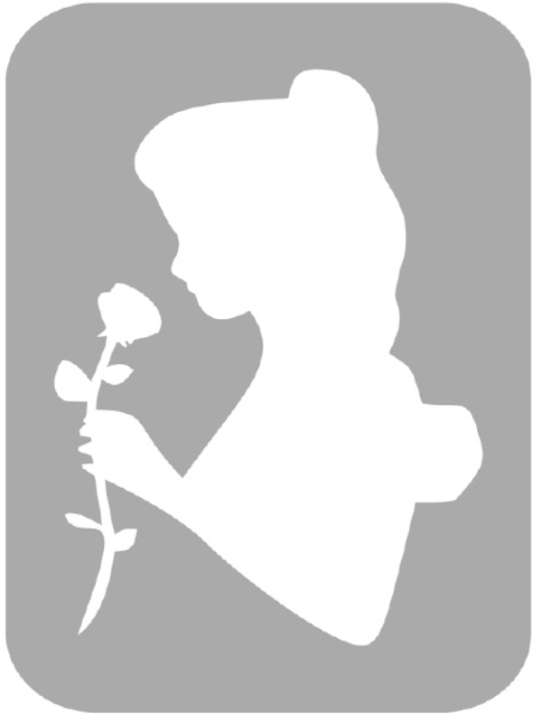 Szablon do tatuażu - Księżniczki 8K