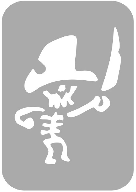 Szablon do tatuażu - Piraci 24L