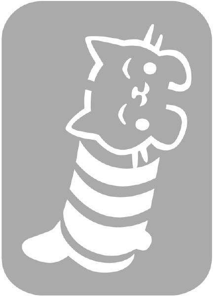 Szablon do tatuażu - bajkowe 41L