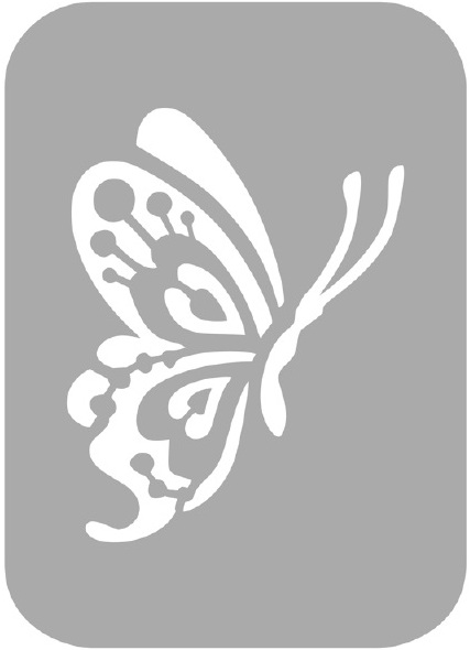 Szablon do tatuażu - Motyle 14M