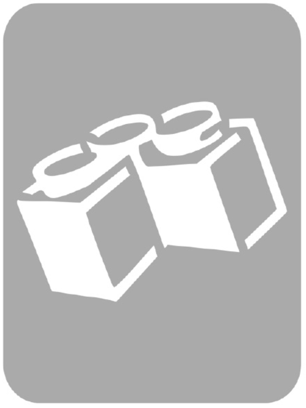 Szablon do tatuażu - Klocki Lego 15M