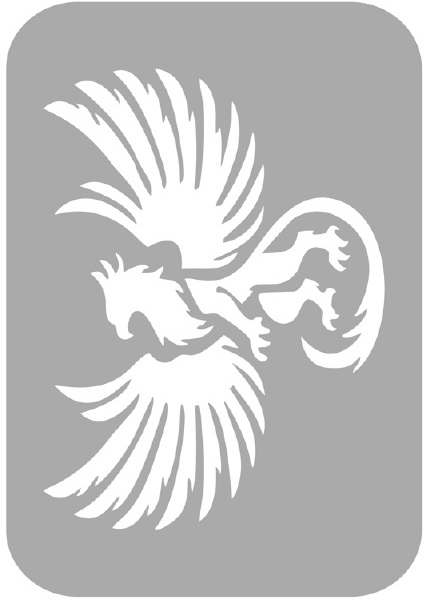 Szablon do tatuażu - Gryf 22N