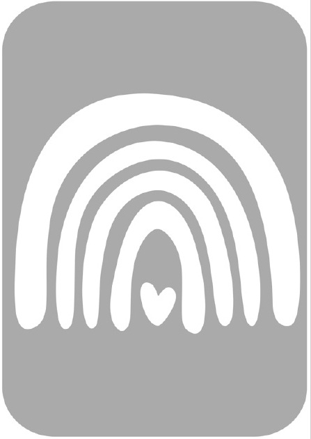 Szablon do tatuażu - Serca 46N