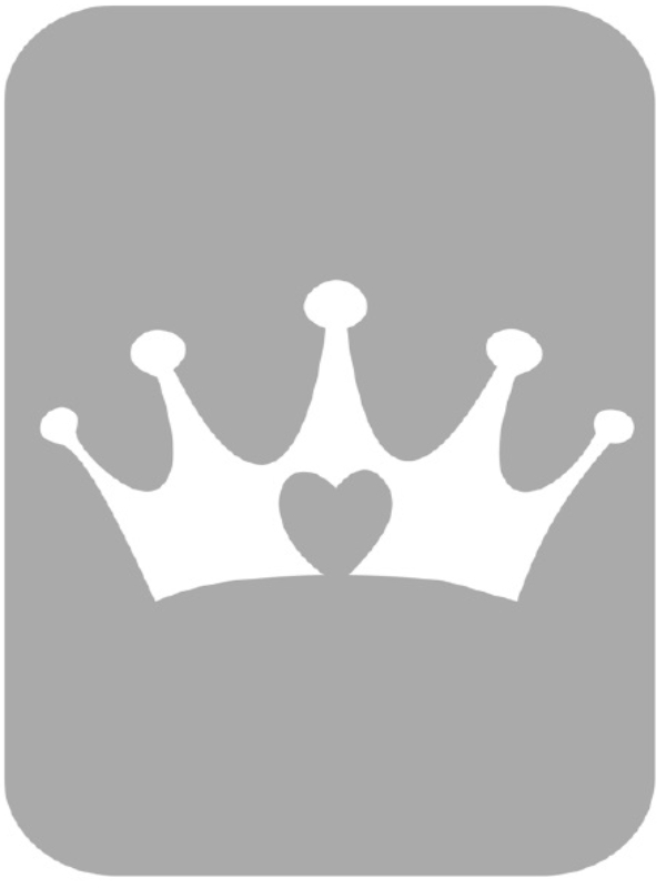 Szablon do tatuażu - Księżniczki 8N