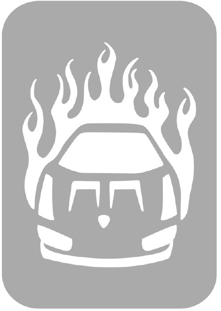 Szablon do tatuażu - Motoryzacja 28O