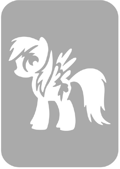 Szablon do tatuażu - bajkowe 5O