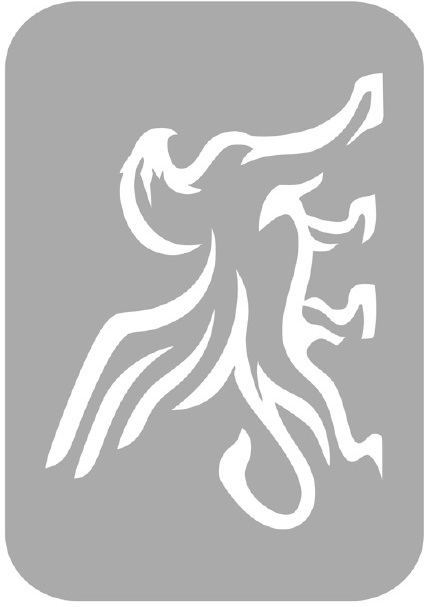 Szablon do tatuażu - Gryf 22P